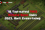 Top Rated Bases | TH13 Hybrid Base | New Latest Updated 2023 | Town Hall 13 Bases | Anti Everything