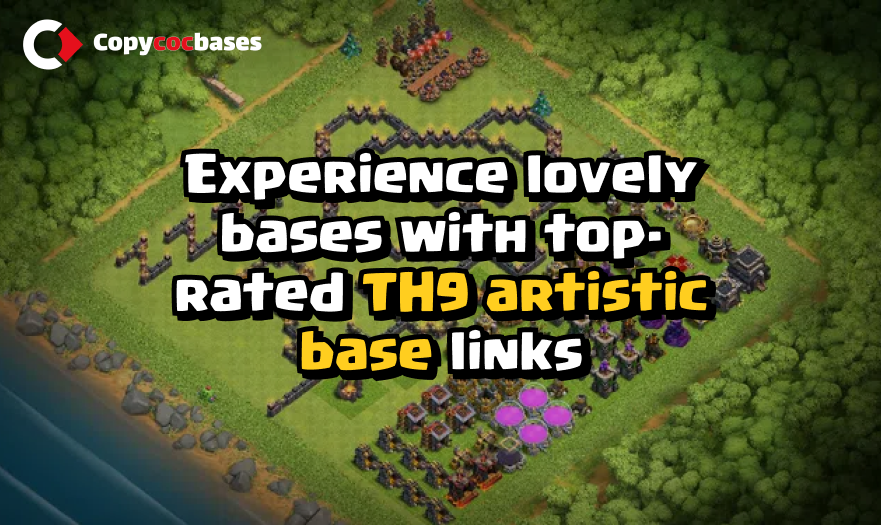 Top Rated Bases | TH9 Artistic Base | New Latest Updated 2023 | Town Hall 9 Bases |