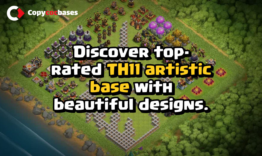 Top Rated Bases | TH11 Artistic Base | New Latest Updated 2023 | Town Hall 11 Bases |