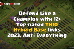 Top Rated Bases | TH10 Hybrid Base | New Latest Updated 2023