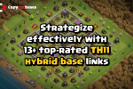Top Rated Bases | TH11 Hybrid Base | New Latest Updated 2023