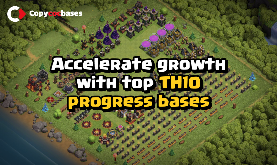 Top Rated Bases | TH10 Progress Base | New Latest Updated 2023 | Town Hall 10 Bases |