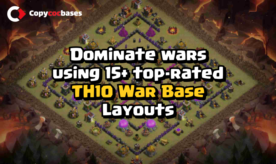 Top Rated Bases | TH10 War Base | New Latest Updated 2023 | Town Hall 10 Bases |