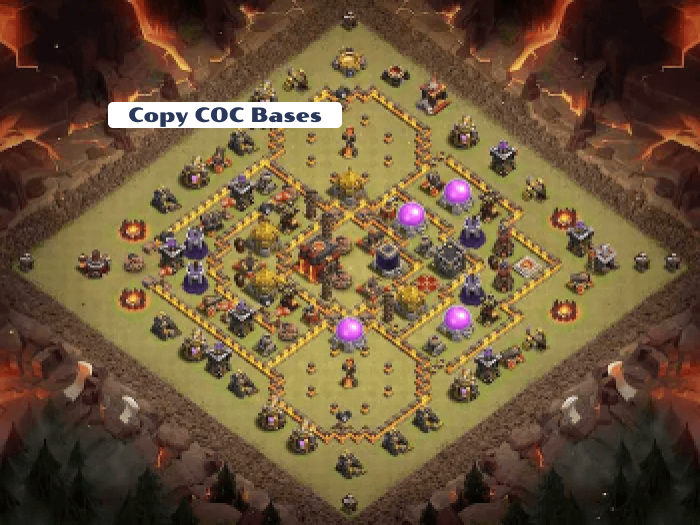 Top Rated Bases | TH10 Hybrid Base | New Latest Updated 2023 | TH10 Hybrid Base 11