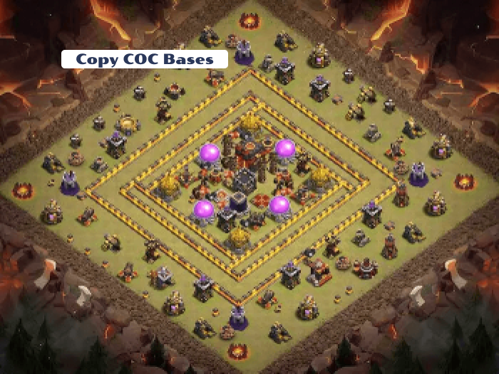 Top Rated Bases | TH10 Hybrid Base | New Latest Updated 2023 | TH10 Hybrid Base 4