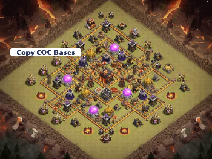 Top Rated Bases | TH10 Hybrid Base | New Latest Updated 2023 | TH10 Hybrid Base 9