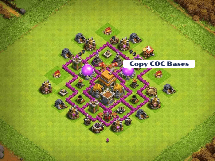 Top Rated Bases | TH6 farming Base | New Latest Updated 2023 | TH6 farming Base 4