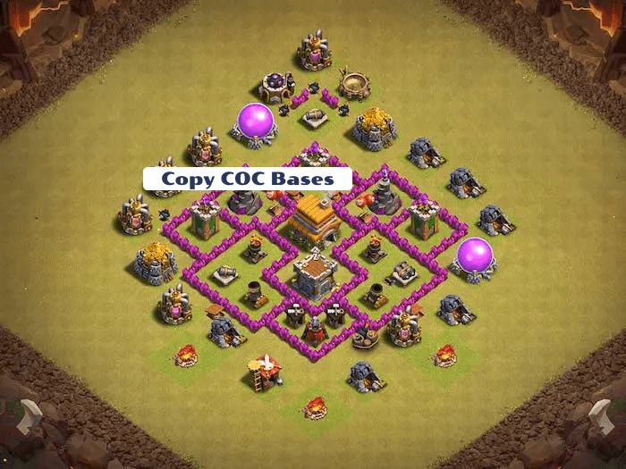 Top Rated Bases | TH6 War Base | New Latest Updated 2023 |  TH6 War Base 1