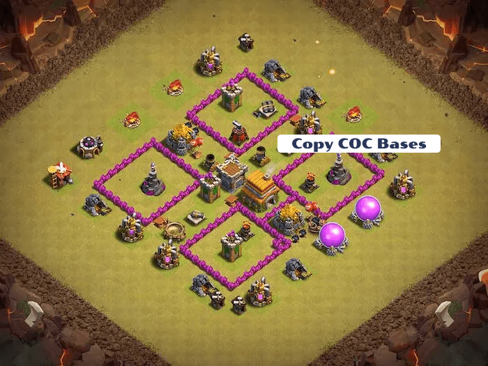 Top Rated Bases | TH6 War Base | New Latest Updated 2023 | TH6 War Base 11