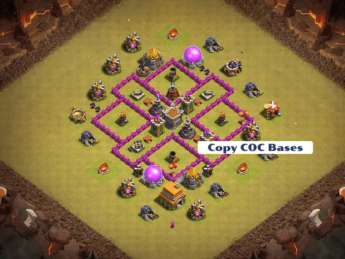 Top Rated Bases | TH6 War Base | New Latest Updated 2023 | TH6 War Base 12