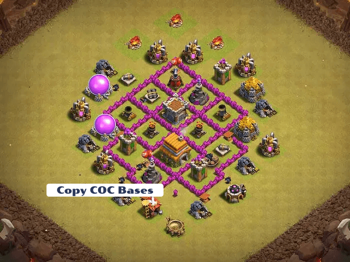 Top Rated Bases | TH6 War Base | New Latest Updated 2023 | TH6 War Base 14