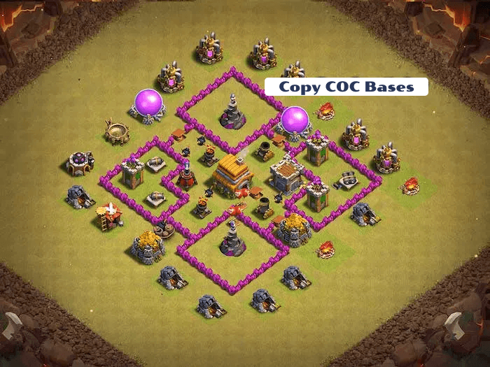 Top Rated Bases | TH6 War Base | New Latest Updated 2023 | TH6 War Base 17