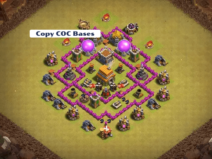 Top Rated Bases | TH6 War Base | New Latest Updated 2023 | TH6 War Base 19