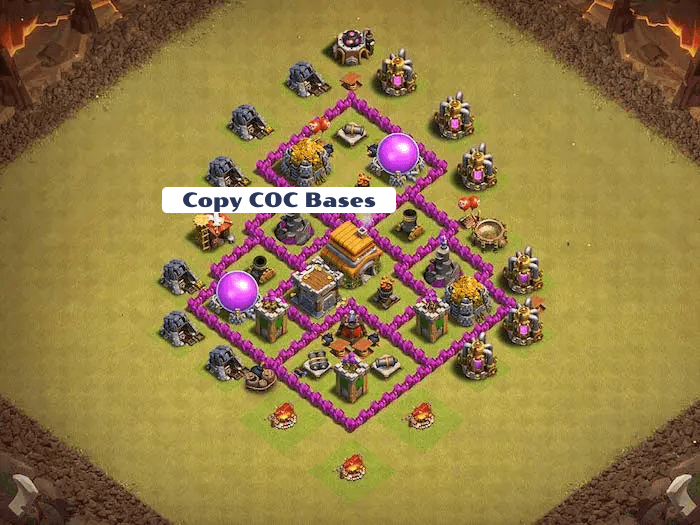 Top Rated Bases | TH6 War Base | New Latest Updated 2023 |  TH6 War Base 3