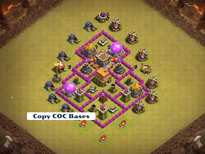 Top Rated Bases | TH6 War Base | New Latest Updated 2023 | TH6 War Base 6