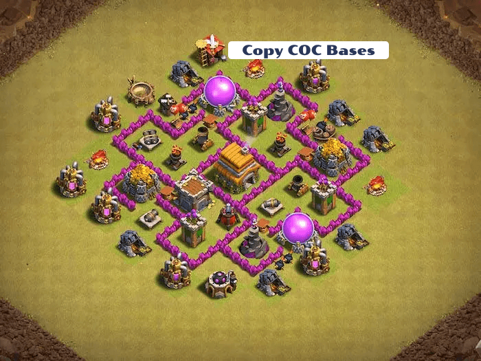 Top Rated Bases | TH6 War Base | New Latest Updated 2023 | TH6 War Base 8