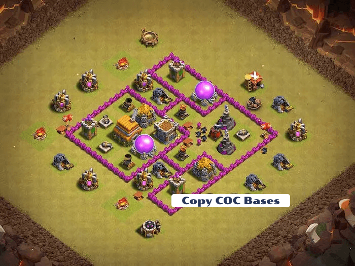 Top Rated Bases | TH6 War Base | New Latest Updated 2023 | TH6 War Base 9 