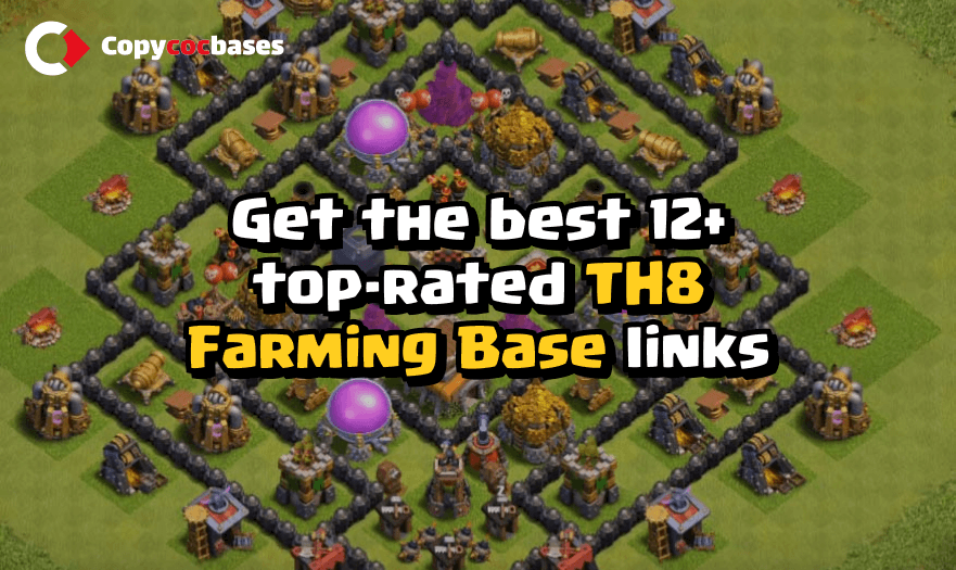 Top Rated Bases | TH8 Farming Base | New Latest Updated 2023 | TH8 Farming Base