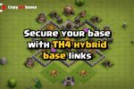 Top Rated Bases | TH4 Hybrid Base | New Latest Updated 2023 | TH4 Hybrid Base