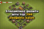 Top Rated Bases | TH4 Progress Base | New Latest Updated 2023 | TH4 Progress Base