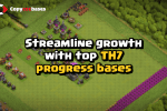 Top Rated Bases | TH7 Progress Base | New Latest Updated 2023 | TH7 Progress Base