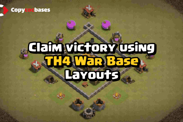 Top Rated Bases | TH4 War Base | New Latest Updated 2023 | TH4 War Base