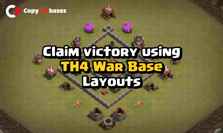 Top Rated Bases | TH4 War Base | New Latest Updated 2023 | TH4 War Base 