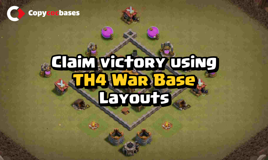 Top Rated Bases | TH4 War Base | New Latest Updated 2023 | TH4 War Base