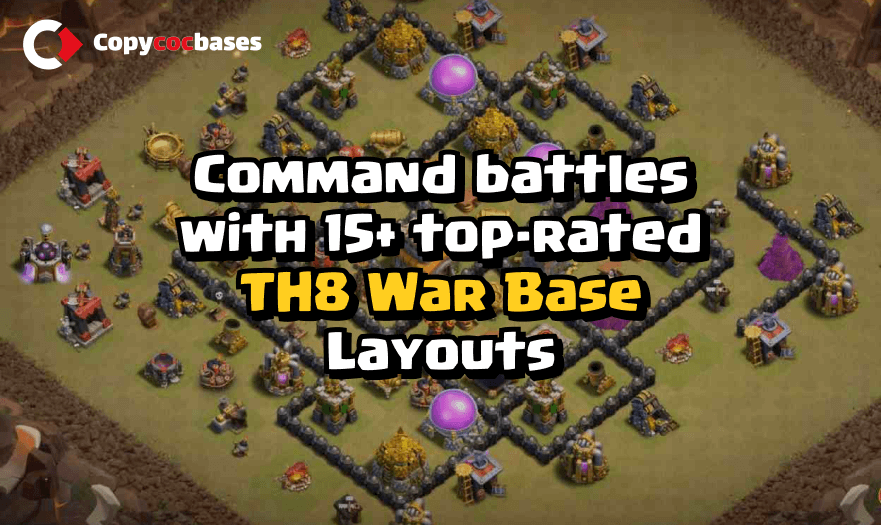 Top Rated Bases | TH8 War Base | New Latest Updated 2023 | TH8 War Base