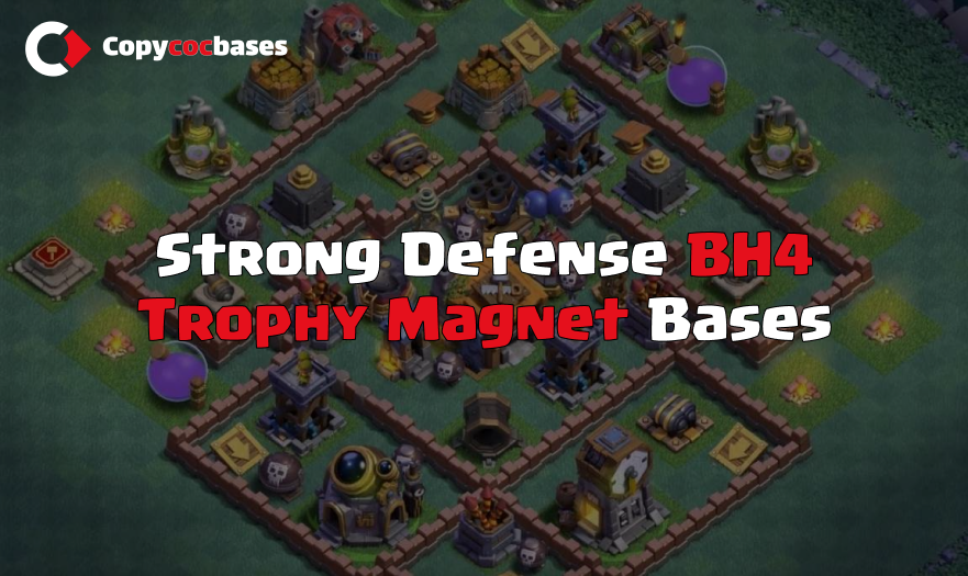Top Rated Bases |BH4 Trophy Pushing Base | New Latest Updated 2023 | BH4 Trophy Pushing Base