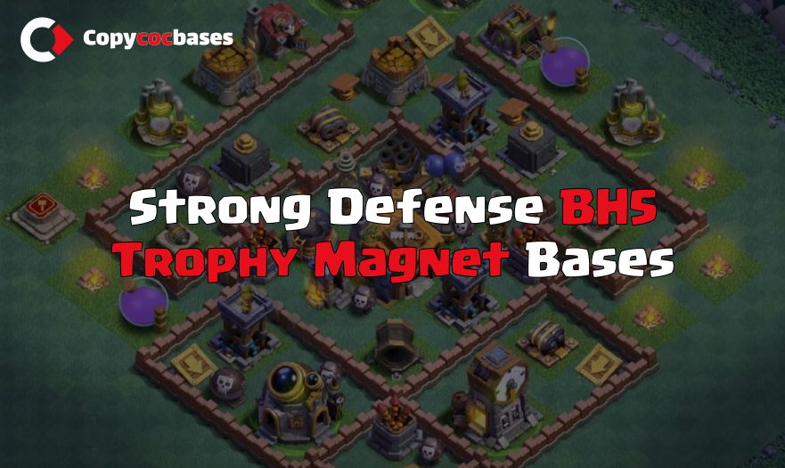 Top Rated Bases |BH5 Trophy Pushing Base | New Latest Updated 2023 | BH5 Trophy Pushing Base
