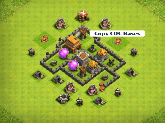 Top Rated Bases | TH4 farming Base | New Latest Updated 2023 | TH4 Farming Base 1