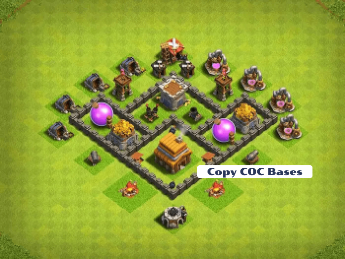 Top Rated Bases | TH4 farming Base | New Latest Updated 2023 | TH4 Farming Base 12