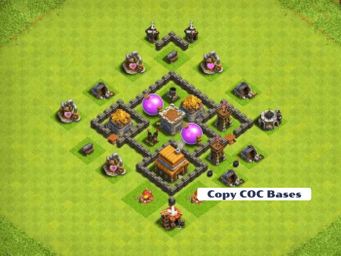 Top Rated Bases | TH4 farming Base | New Latest Updated 2023 | TH4 Farming Base 2