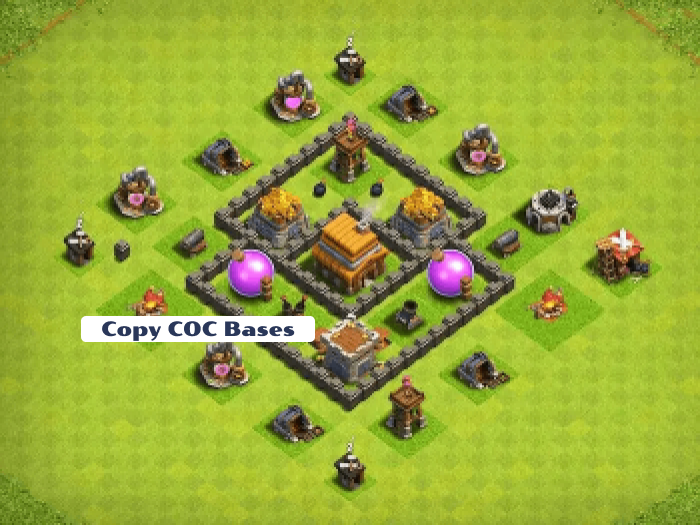 Top Rated Bases | TH4 farming Base | New Latest Updated 2023 | TH4 Farming Base 8