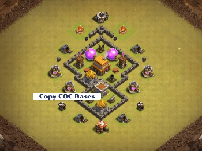 Top Rated Bases | TH4 Hybrid Base | New Latest Updated 2023 | TH4 Hybrid Base 2
