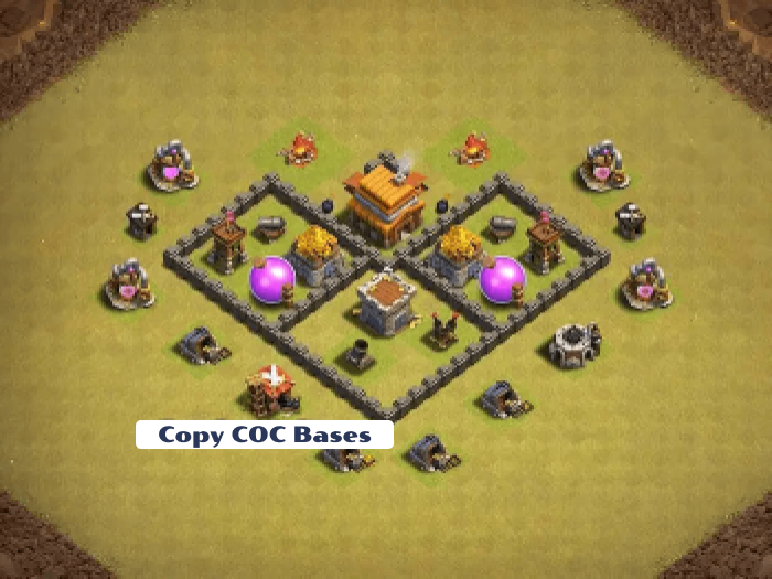 Top Rated Bases | TH4 Hybrid Base | New Latest Updated 2023 | TH4 Hybrid Base 4