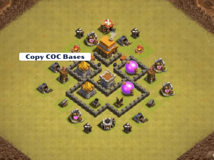 Top Rated Bases | TH4 Hybrid Base | New Latest Updated 2023 | TH4 Hybrid Base 6