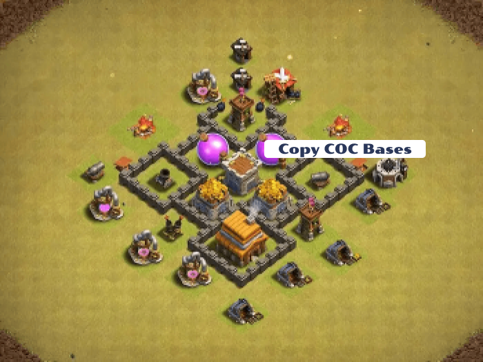 Top Rated Bases | TH4 Hybrid Base | New Latest Updated 2023 | TH4 Hybrid Base 7