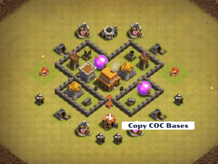 Top Rated Bases | TH4 Hybrid Base | New Latest Updated 2023 | TH4 Hybrid Base 8