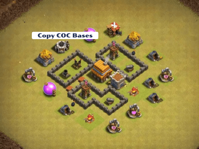 Top Rated Bases | TH4 War Base | New Latest Updated 2023 | TH4 War Base 11