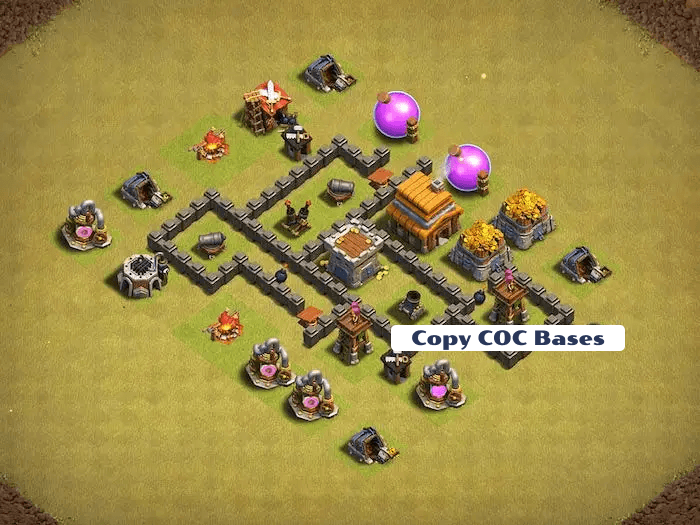 Top Rated Bases | TH4 War Base | New Latest Updated 2023 | TH4 War Base  9