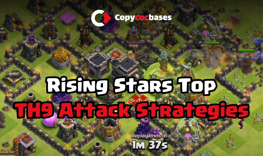 Top Rated Armies | TH9 Best Attack Strategies | New Latest Updated 2023 | TH9 Armies