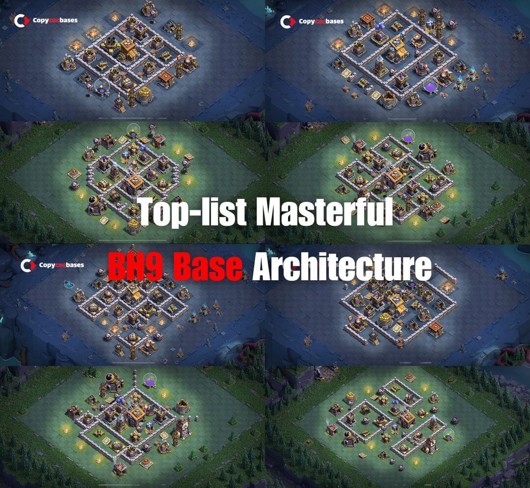 New! Best COC BH9 Bases With Link (BB2.0)